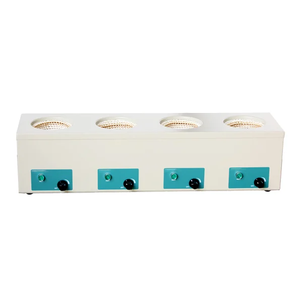 

IKEME Multilink Magnetic Stirring Heating Mantle Set 2/4/6 Holes Heat Lab Electric Heating Mantle 500ml With Magnetic Stirrer