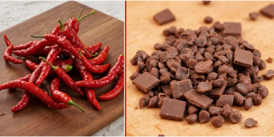 Star anise and habanero chili spice mix