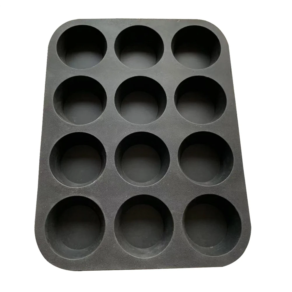 

12 Cavity Round Muffin Cup pan silicone cake mold bakeware mould