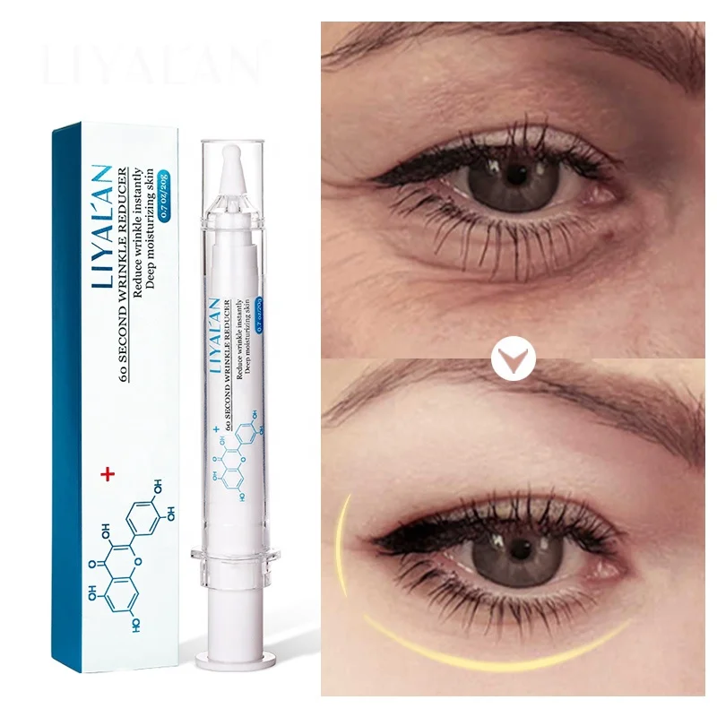 

OEM Custom Best Eye Care 60 Second Tightening Instant Wrinkle Remover Firm Anti Puffiness Eye Cream