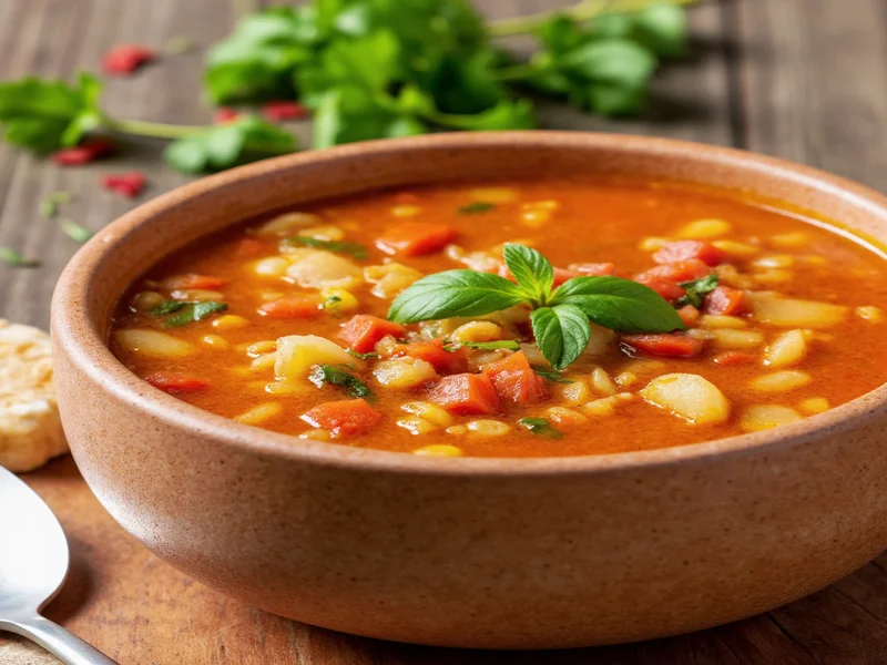 homemade veggie soup