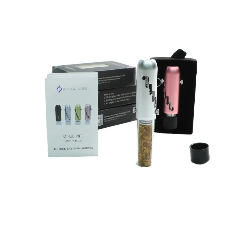 

UKETA custom logo portable holder tube mini storage pipe adjustable smoking tube, Multi colors
