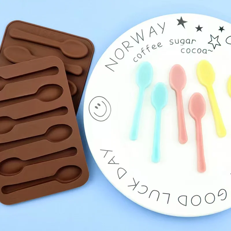 

Youngs YS-SZ477 Hot Selling Spoon Silicone chocolate mold homemade DIY baking products heat resistant kitchen baking, Customized color