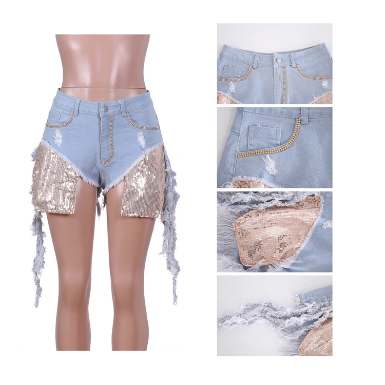 Koton Mädchen Shorts Mit Pailletten & Quasten - Größe 6/7 Jahre