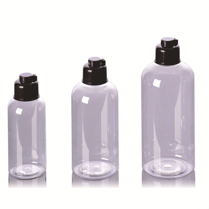 

Container cosmetic 100/200/300ml shampoo bottle botella cosmetic pet 100/200/300ml with private label screw cap