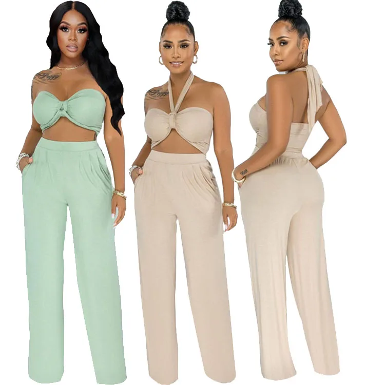 

Hot Sale Products 2021Two Piece Outfits Pants Set Two Piece KN517052, Picture