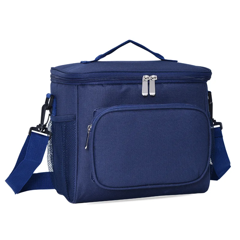 

Insulated Dual Compartment Lunch Bag with Soft Leakproof Liner and Shoulder Strap, Any colors available