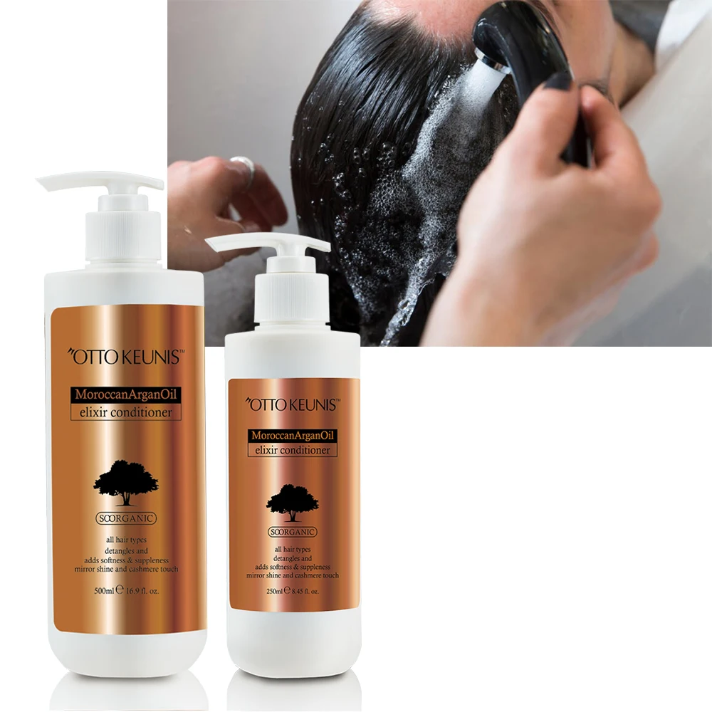 

Custom 100% Pure Argan Oil Hair Treatment Leave-in Conditioner For Dye Damaged Hair Nutrition with your logo