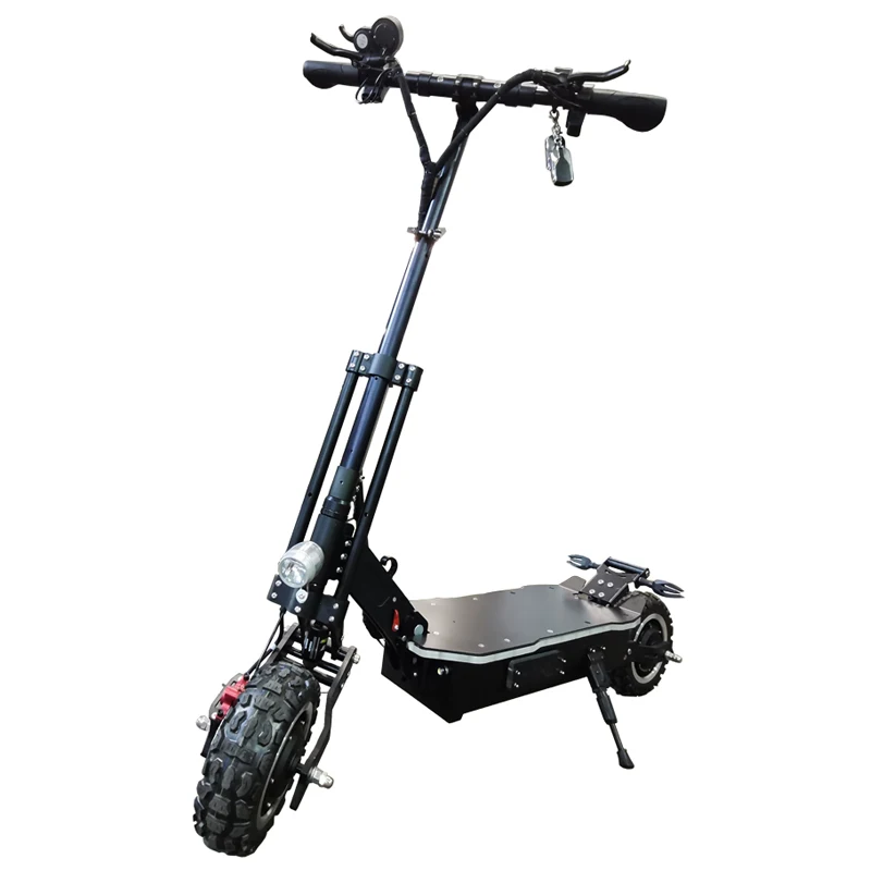 

maike kk10s 11inch electric scooter 60v 38.5AH with seat in eu warehouse 5000w free shipping, Black