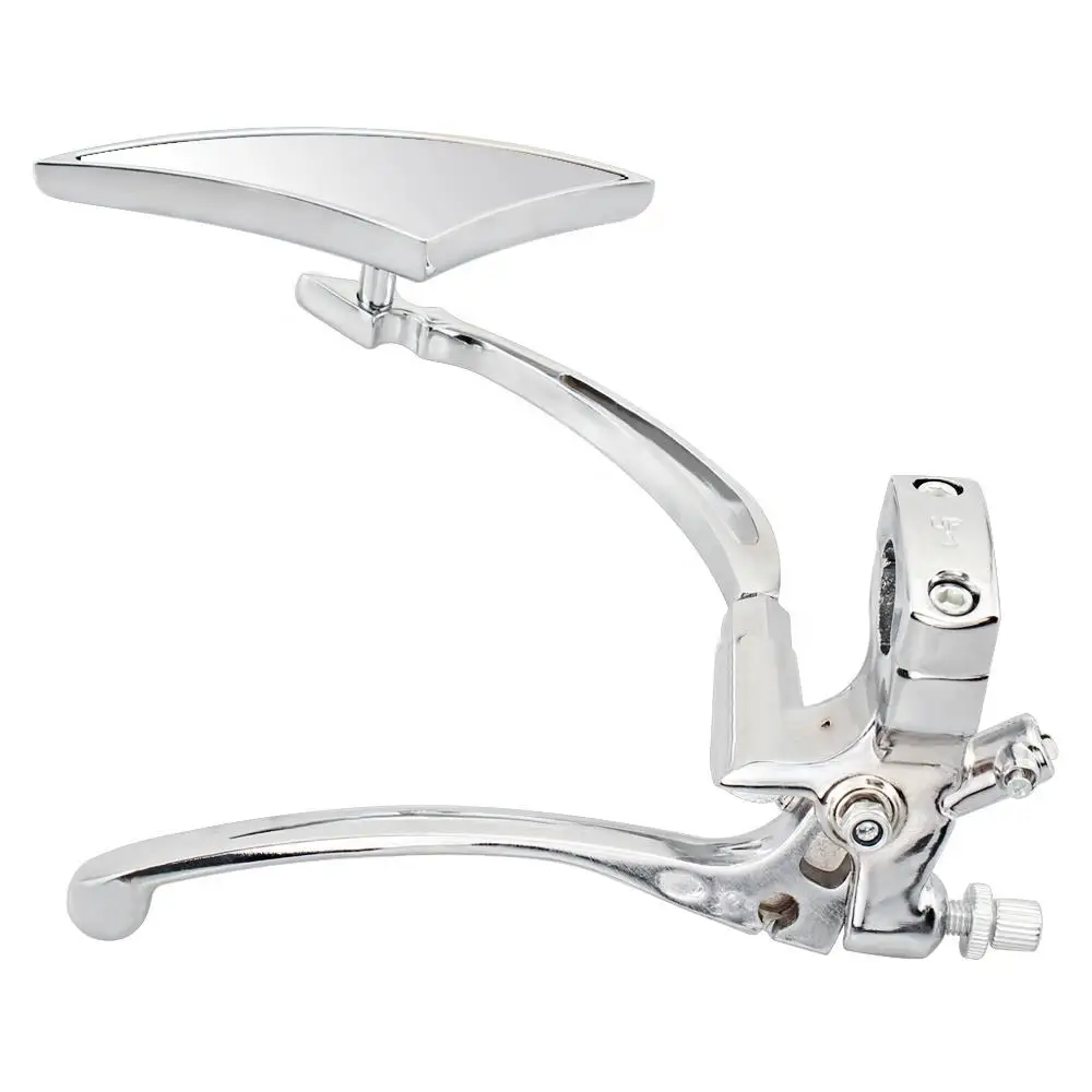 Motorcycle Chrome Hydraulic Clutch Brake Lever Master Cylinder w/ Rearview Mirror Fit For Honda SHADOW STEED 600 400VT 600VT 750