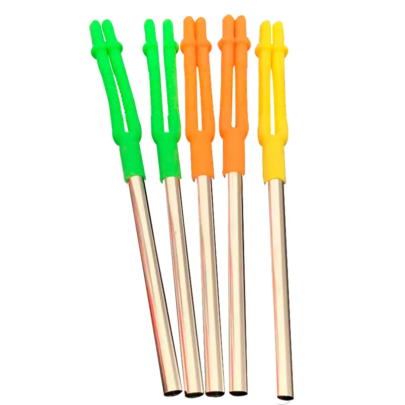 

Amazon Ins New Style Wholesale Lovers Silicone Straws, Yellow/orange/green