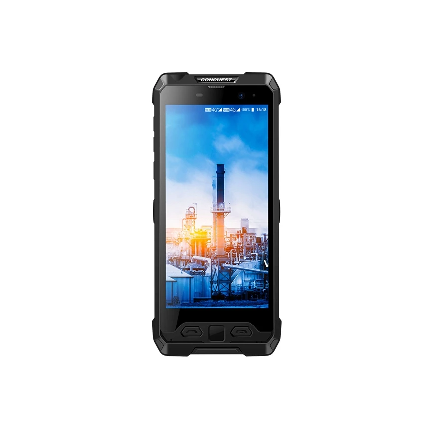 

CONQUEST S19 RAM 6GB ROM 128GB Android 8.1 rugged phone Atex with customized Thermal Imaging U/VHF waike talkie