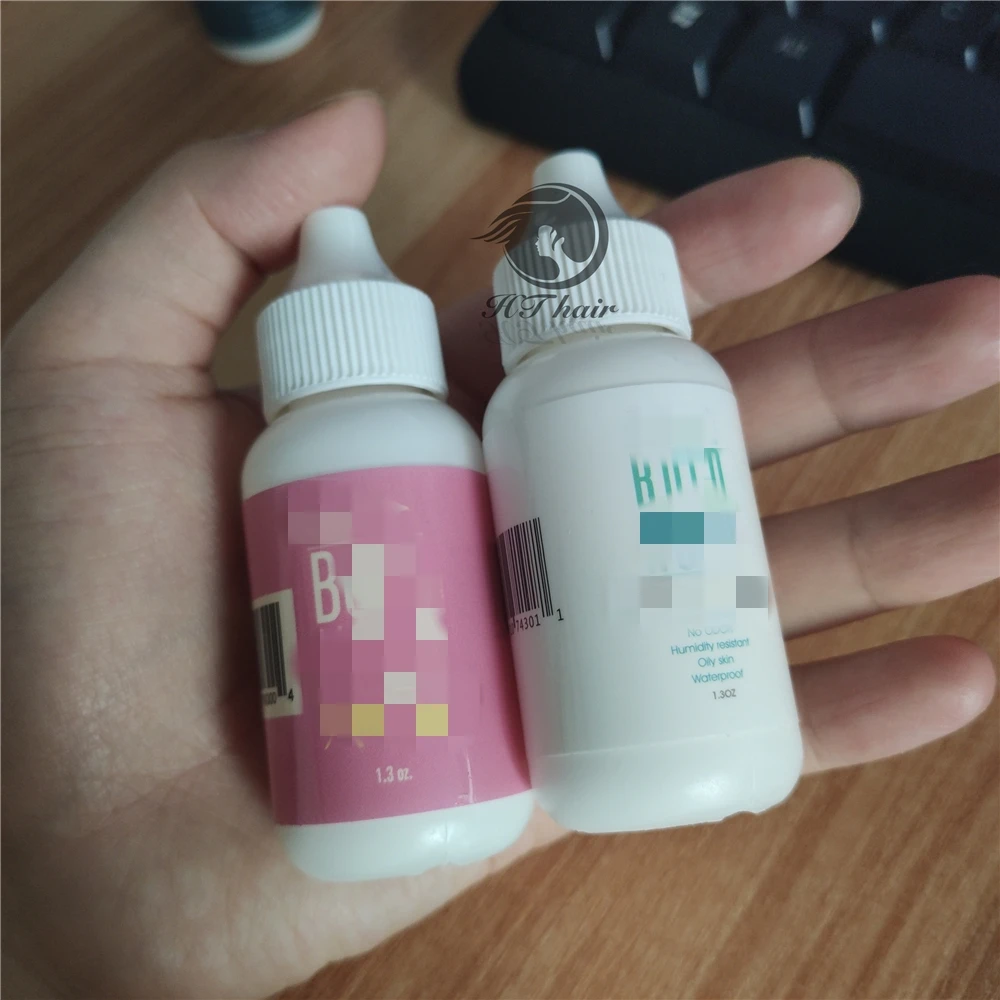 

oem lace glue best selling strong hold lace glue wig adhesive waterproof private label, White