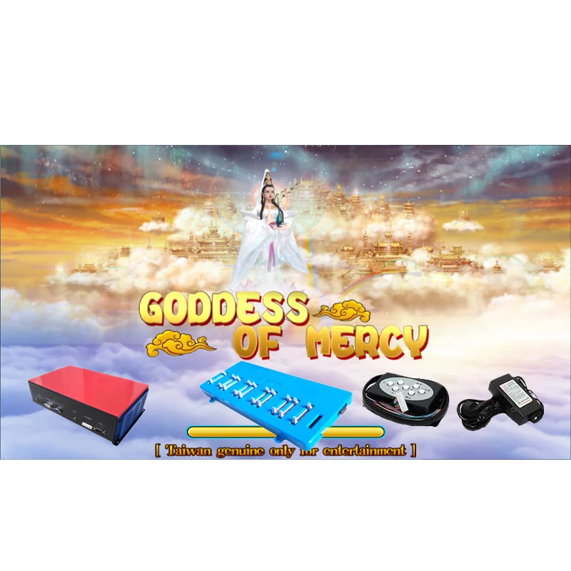 

Goddess Of Mercy Arcade Skilled Fishing Game Machine Fishing Hunter Gambling Shooting Fish Game Board For Sale