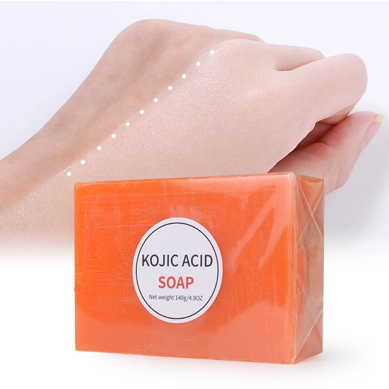 

100g 140g 200g Wholesale Private Label Handmade Organic papaya Whitening Kojic Acid Soap with glutathione for skin