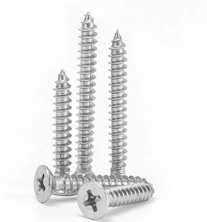 
Metric Cross recessed countersunk head self tapping screws 