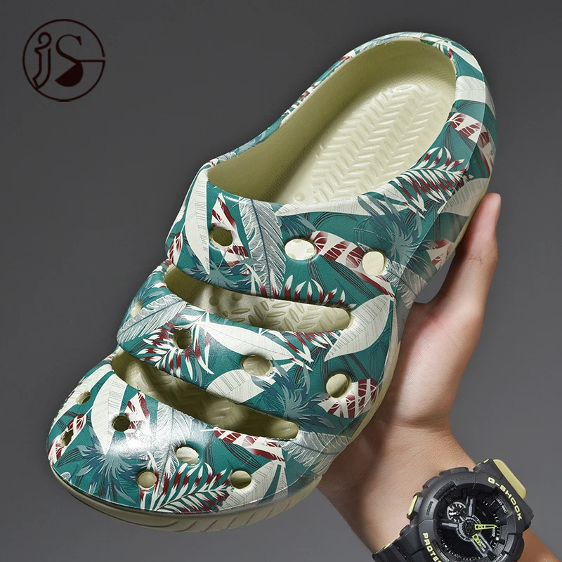 

New bag head men's thick bottom comfortable men's slippers 2021 bag head slippers fashion breathable men's slippers