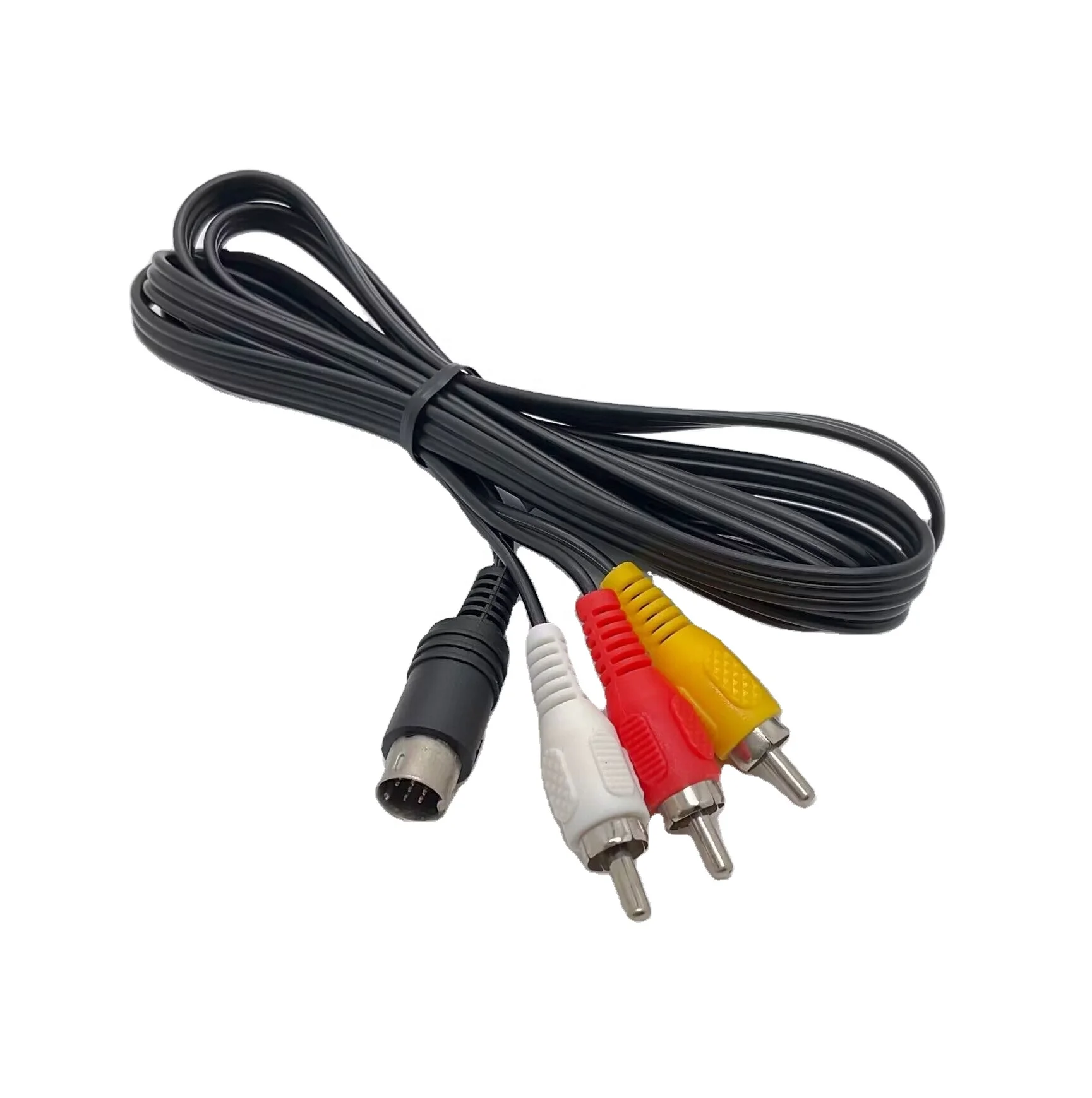 

TV AV Cable for Sega Mega Drive RCA Cable for Sega MegaDrive 2/3 for Sega Genesis 2/3 Console Adaptor Lead Cord 1.8M