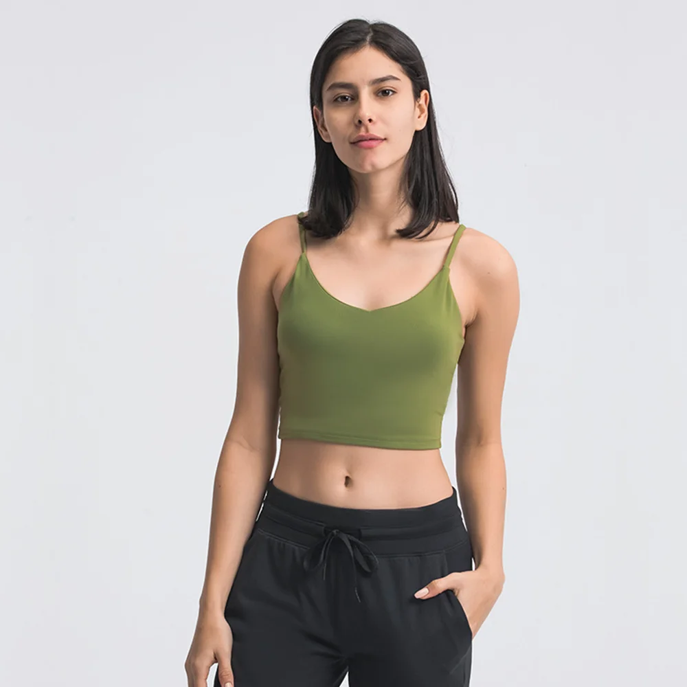 

2021new women sexy Yoga Tank Top vest Women solid color Casual Sportswear Yoga Sports vest Camisole yoga fitness bra