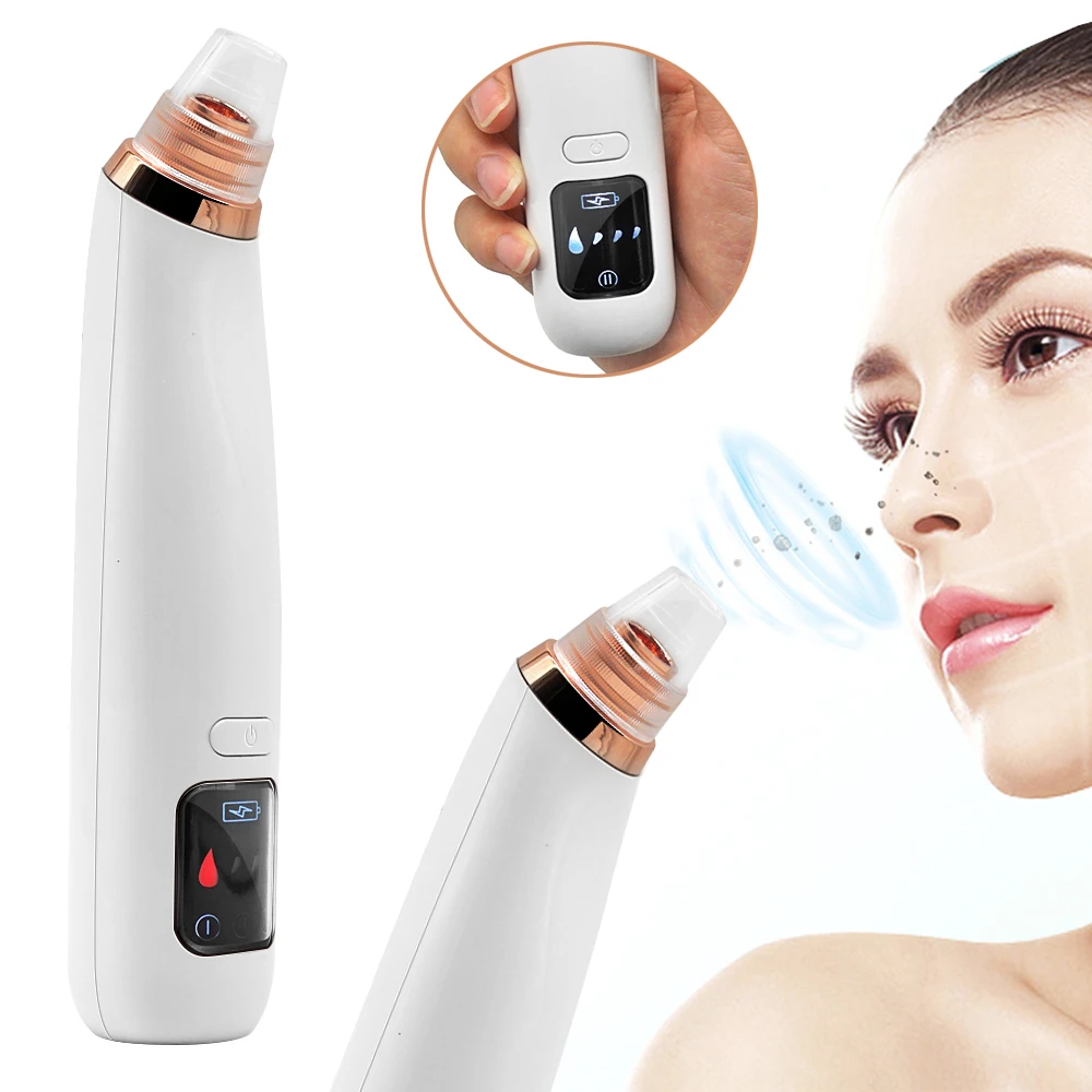 

private label wholesale cheap Blackhead Remover Vacuum with heat function