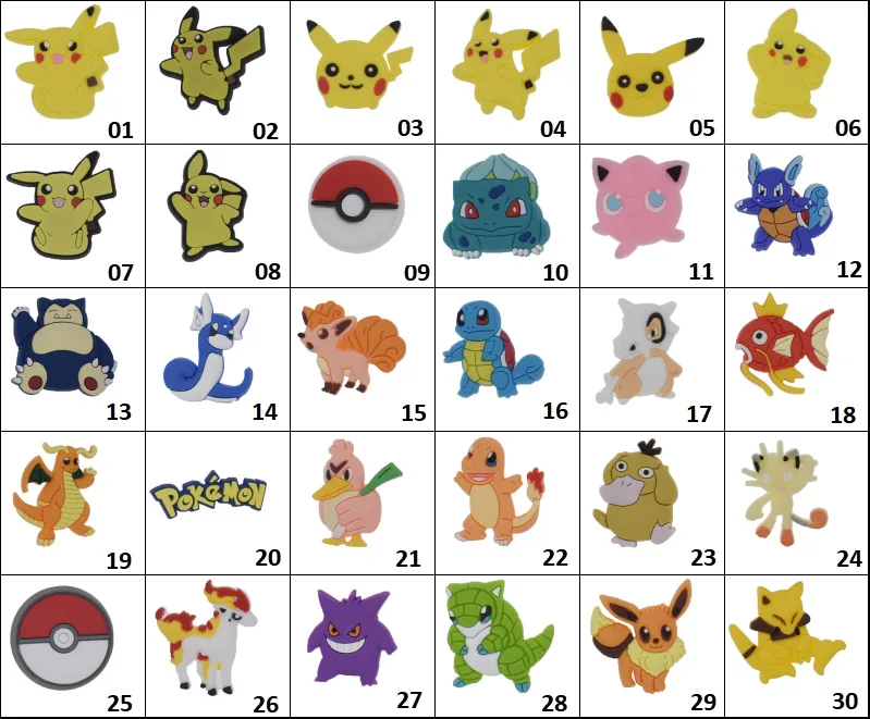 

All kinds of low-priced Japanese cartoon design PVC wooden sole shoe ornaments in stock, As picture/custom