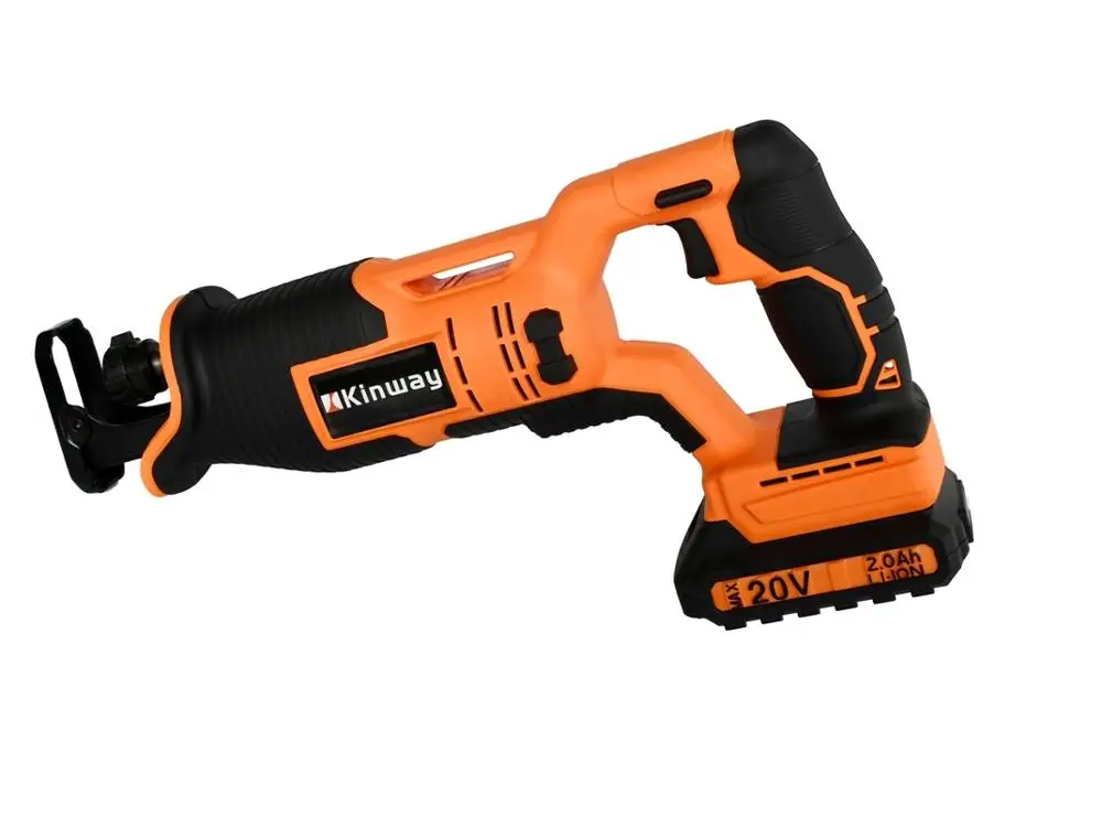 
20V Lithium Rechargeable Cordless Brushless Reciprocating Saw for wood metal cutting 