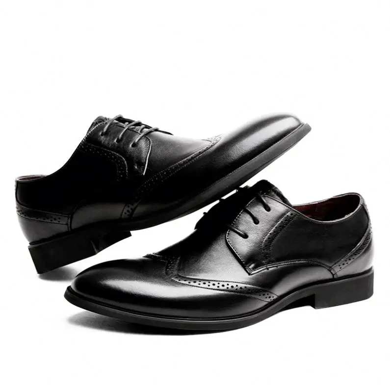 

2021 Wholesale Handmade Dress Men Shoes Formal Genuine Leather Work Shoes, Customer's requirements