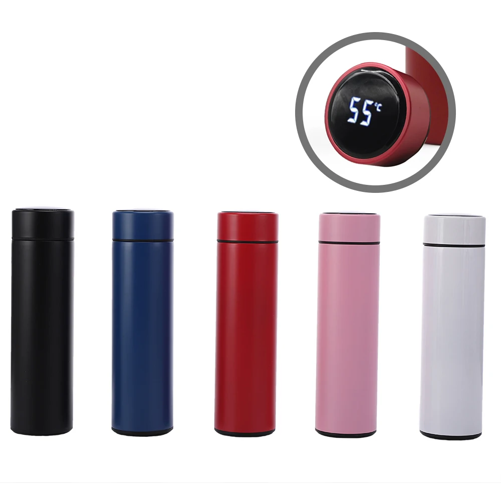 

vacuum flask smart kettle lcd touch screen display smart mug temperature control travel cup sport mug oled temperature cup, Red/blue/black/white