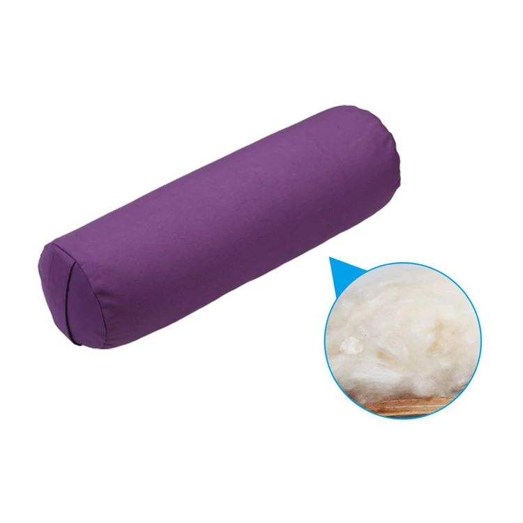 

Eco Friendly Yoga Bolster Pillows Rectangle Yoga Bolsters Round Bolsters, Customized