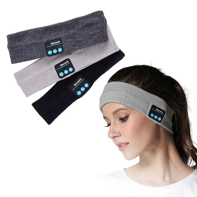 

Wireless BT Music Phone Yoga Running Breathable Elastic Sport Sweatband Headband Earphone headphones