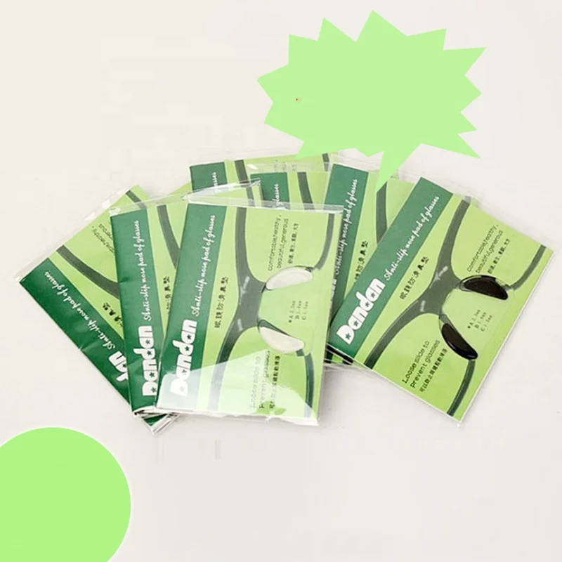 
More healthy comfortable optical adhesive silicone glasses nose pad 