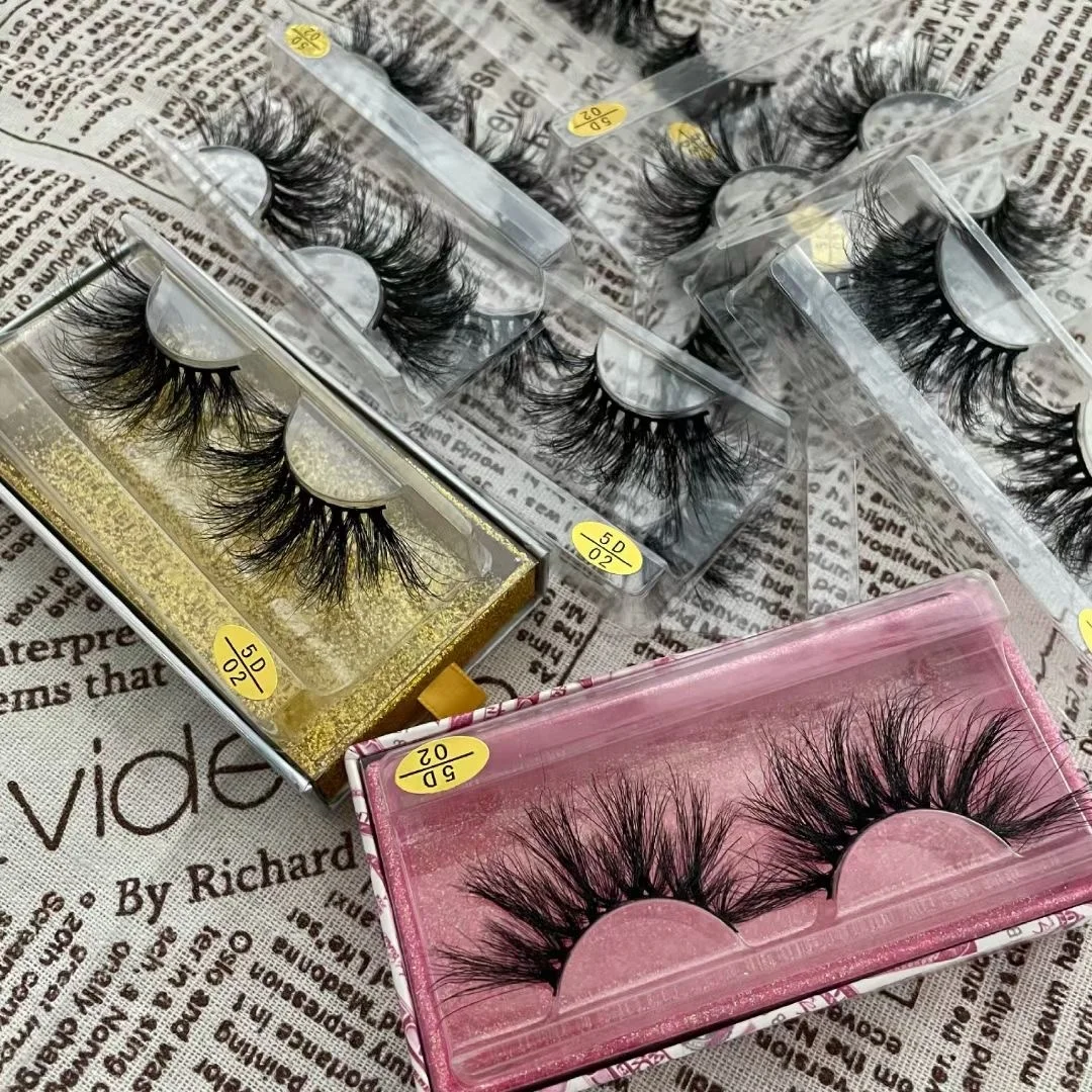 

Private label highest quality 100% siberian mink eye lashes custom packaging, Black