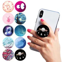

Cute Popped Socket Smartphone Stand Popsocet Mobile Phone Holder Round Popsoket Spacecraft Swappable Grip for Phones & Tablets