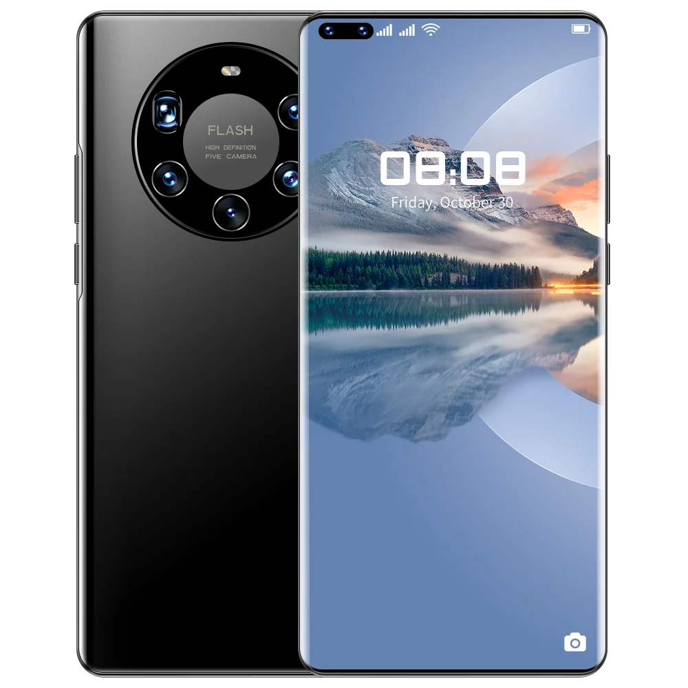 

Mate 40 Pro+ 12GB+512GB 7.3 Inch Global Version Support Dual SIM Card Android Smartphone Mobile Phones, Black yellow gray white
