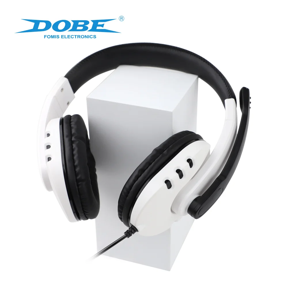 

DOBE Factory Original Wired Gaming Headsets for Computer PS5 X-box Series Fit for Nintendo Switch PC Game Accessories, White