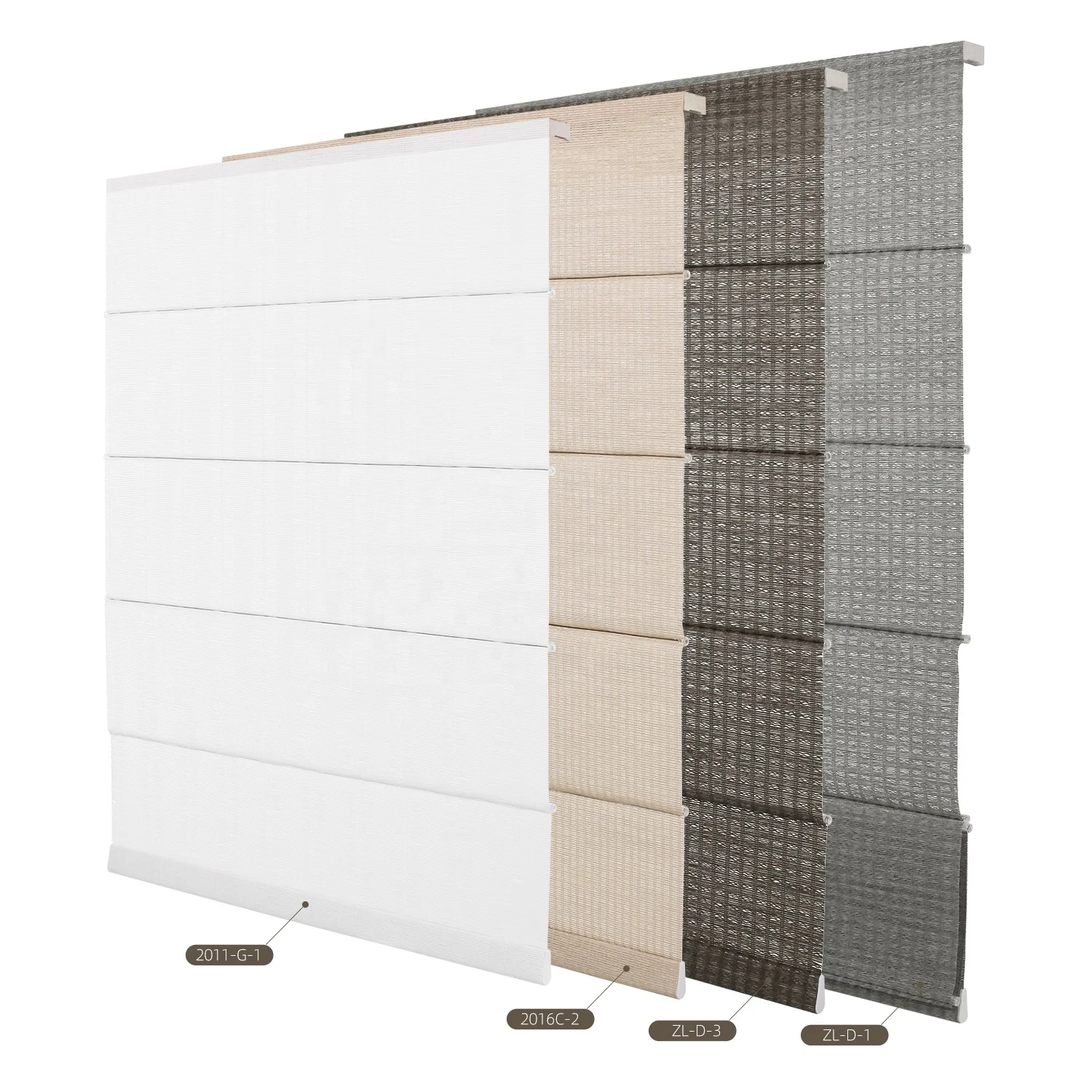 Customized Cordless Automatic Roll up Indoor Blackout Bamboo Window Shades Electric Roller Blinds Motorized Smart Roman Shades