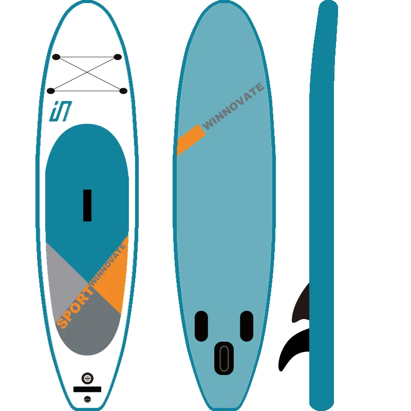 

WINNOVATE988 Drop Shipping New Design Custom Foldable Inflatable Sup Stand Up Paddle Board ISUP Air Board for Women