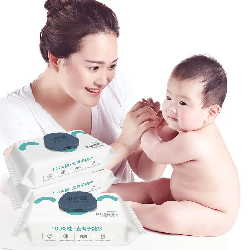 

RTS BB29 Baby Tender Baby Wipes Organic Baby Wipes Private Label Organic Bamboo