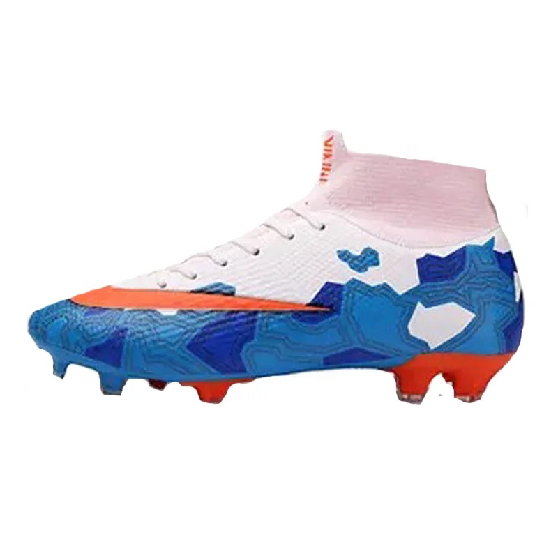 

dropshipping outdoor sport soccer boots football shoes outdoor soccer football spike breather cleats futsal turf training shoes