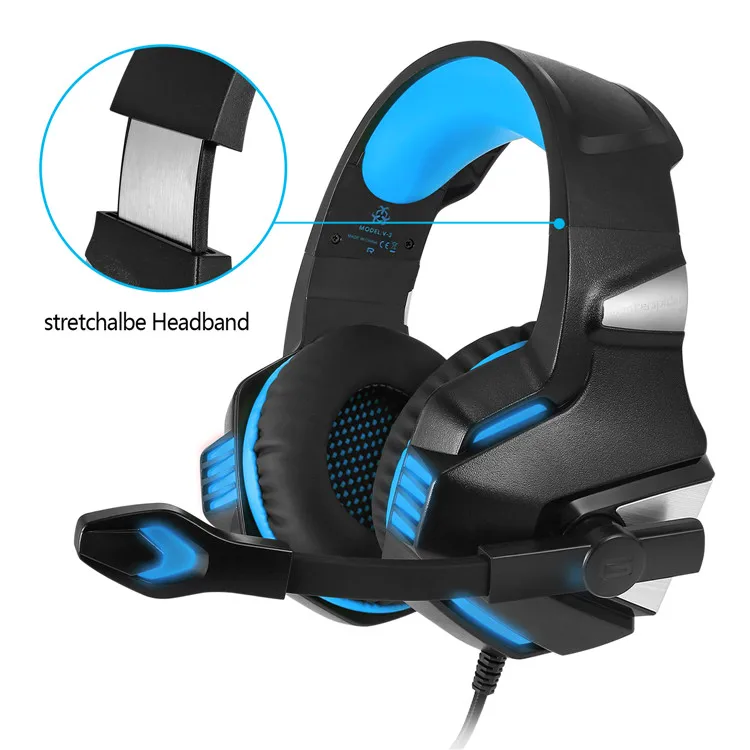 

V3 Factory price hotsale computer gameheadset wired headset gaming headset