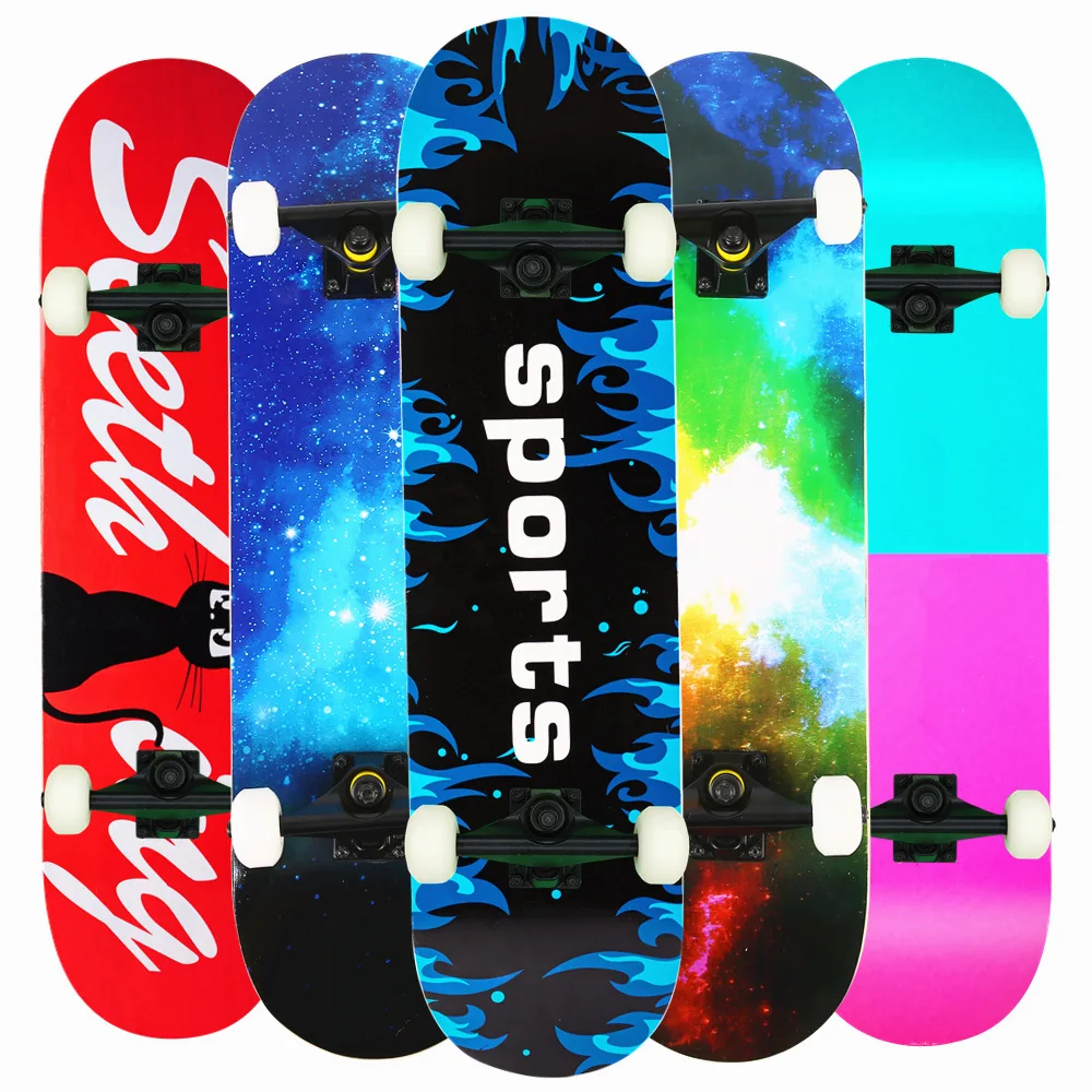 

Complete Cheap wood type Maple Skate Board Wholesale Skateboard for kids