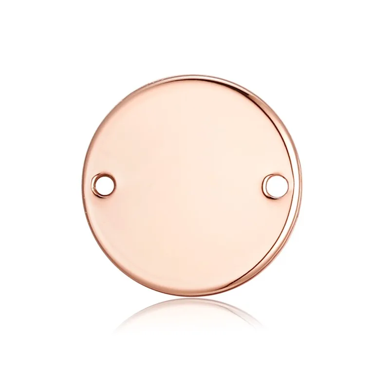 

Silver Rose Gold Plated Flat Round Blank Stamping Tags Disc Brass Blank Metal Pendants Necklace Bracelet for Jewelry Making, Silver,gold,rose gold