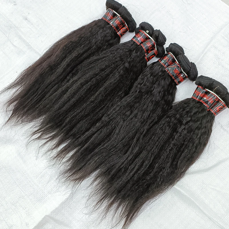 

Letsfly Kinky Straight curly hair bundles Human Hair 40g/pcs Remy Hair Bundles Weft Bulk Factory Wholesales