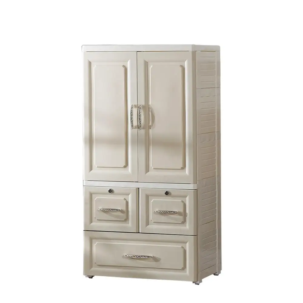 
European style Plastics Wardrobe Cabinet 