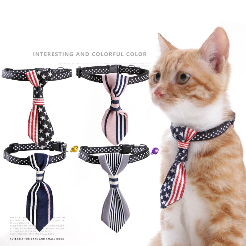 

Cheap Price Nylon Adjustable Ribbon Dog Ties Collars Pet For Cat