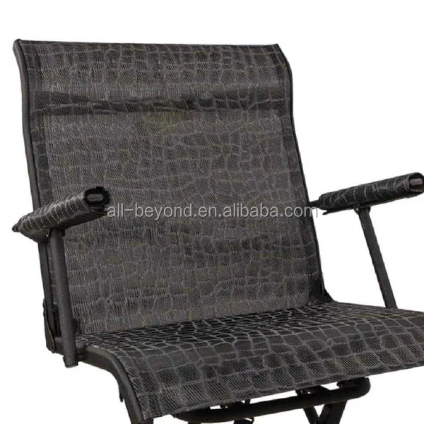 Folding Steel Hunting Blind Chair Stealth Spin Fishing Recliner Chair