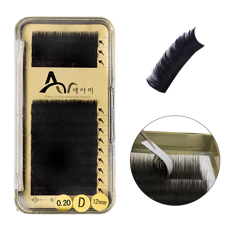 

Suppliers Wholesale Easy Fan False Lash Extension Private Label Individual Eyelashes Extension Professional