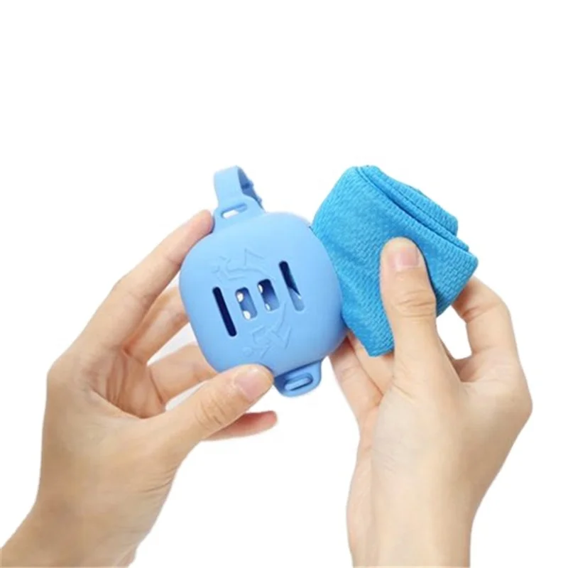 

Portable Container Quick-Drying Hand Towel Travel Camping Towels With Silicone Bag