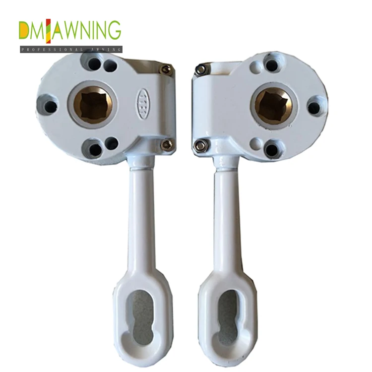 

Aluminum manual awning gear box,awning spare parts 1:7,1:11,1:16, White
