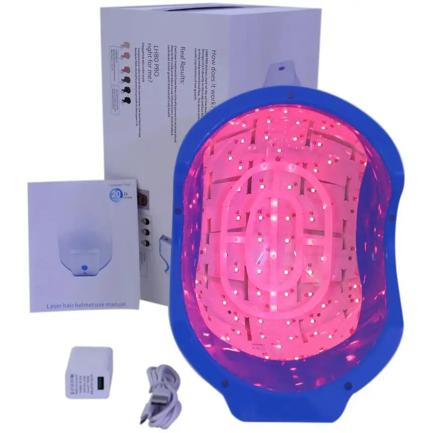 

Prevent Hair Loss Treatment Growth Laser Helmet for Hair Care, White